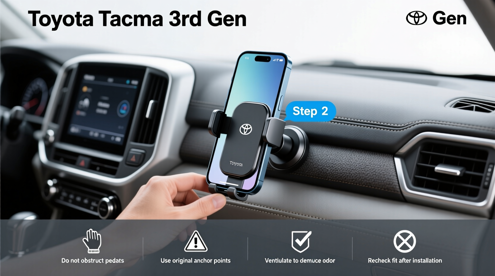 Toyota Tacoma Phone Mount 3rd Gen Buying Guide