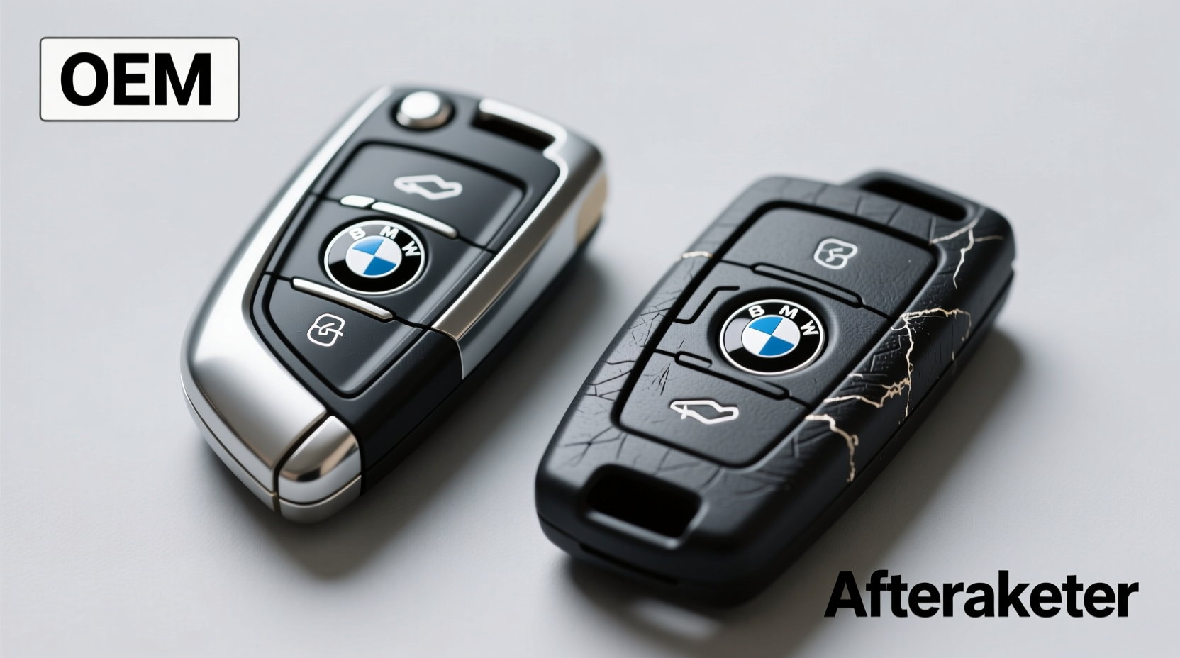 bmw e90 key cover vs oem