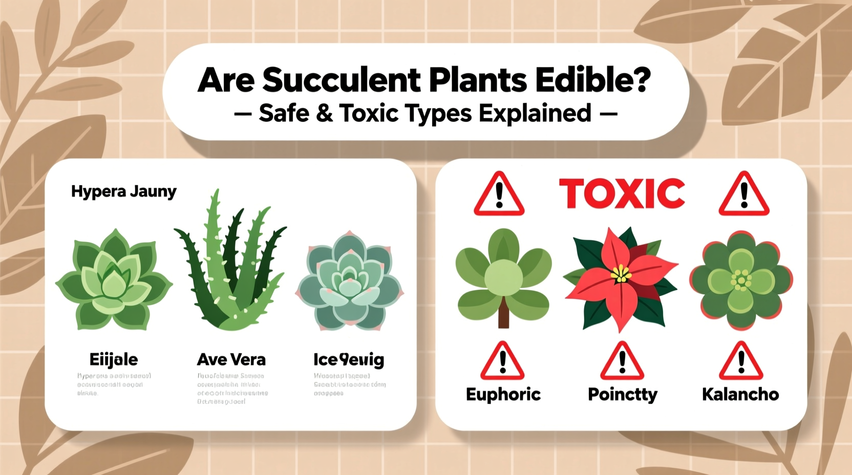 Are Succulent Plants Edible? Safe & Toxic Types Explained