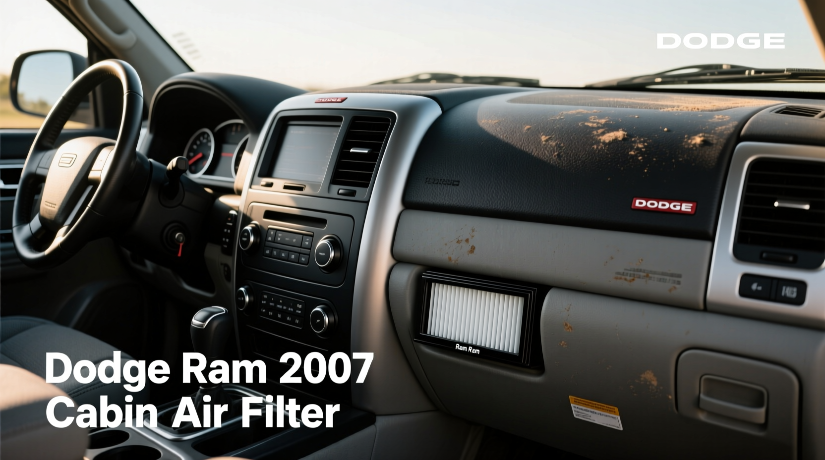 2007 ram 2500 cabin air filter location replacement guide