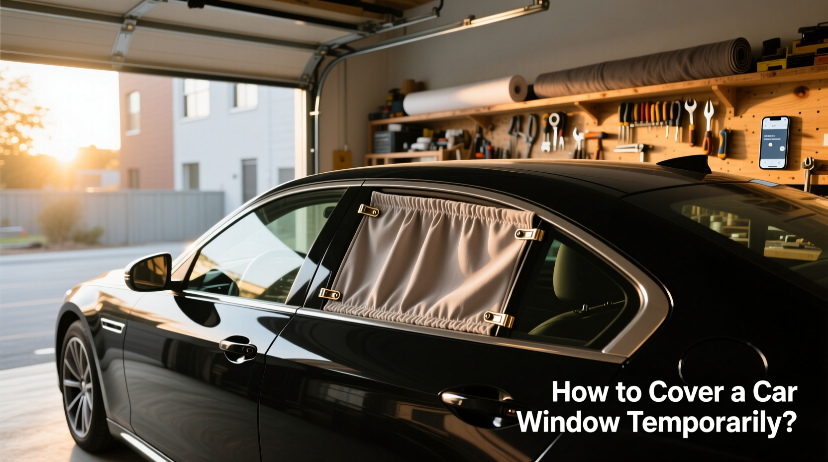 curtains for cars,How to cover a car window temporarily? buying guide
