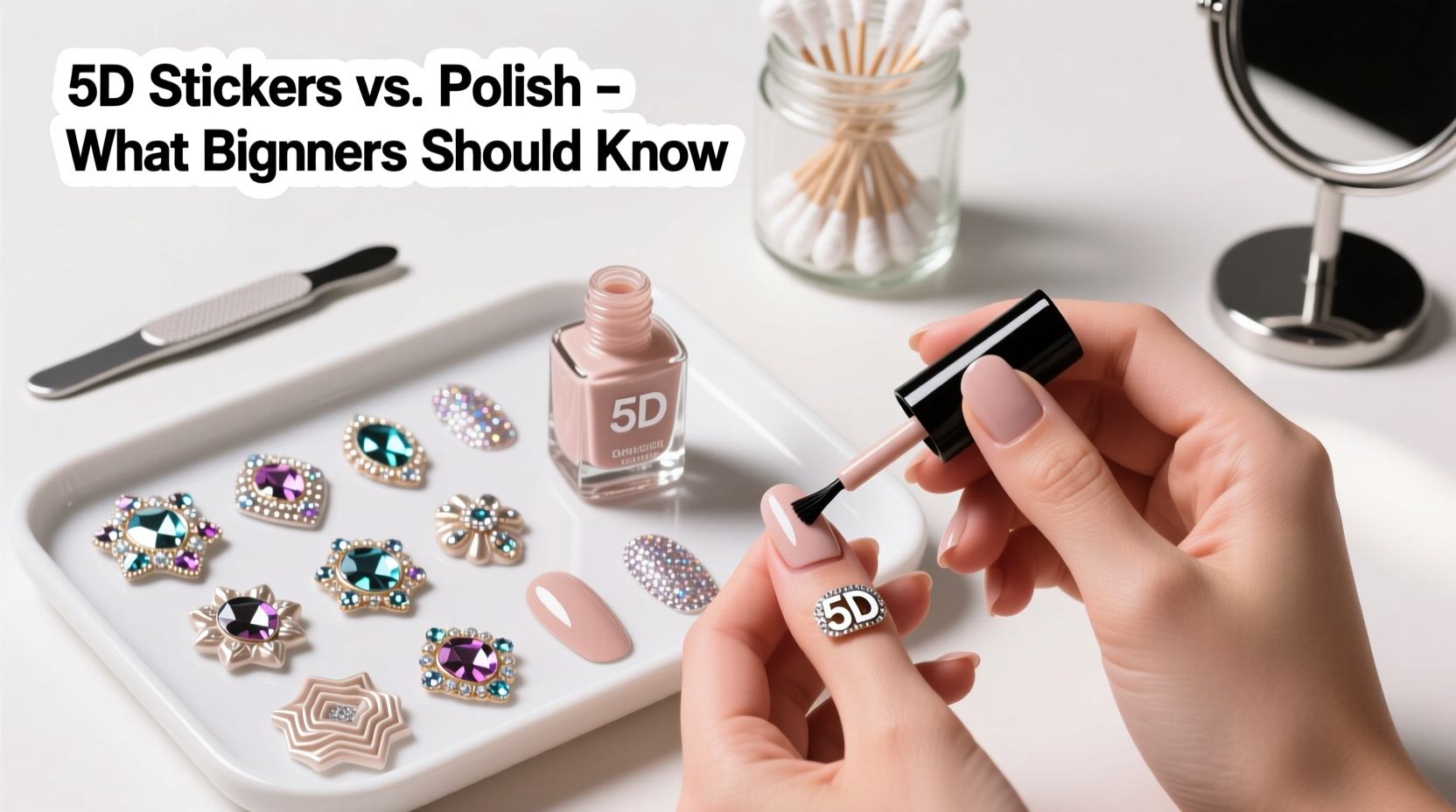 are 5d nail stickers easier to use than nail polish what beginners should know