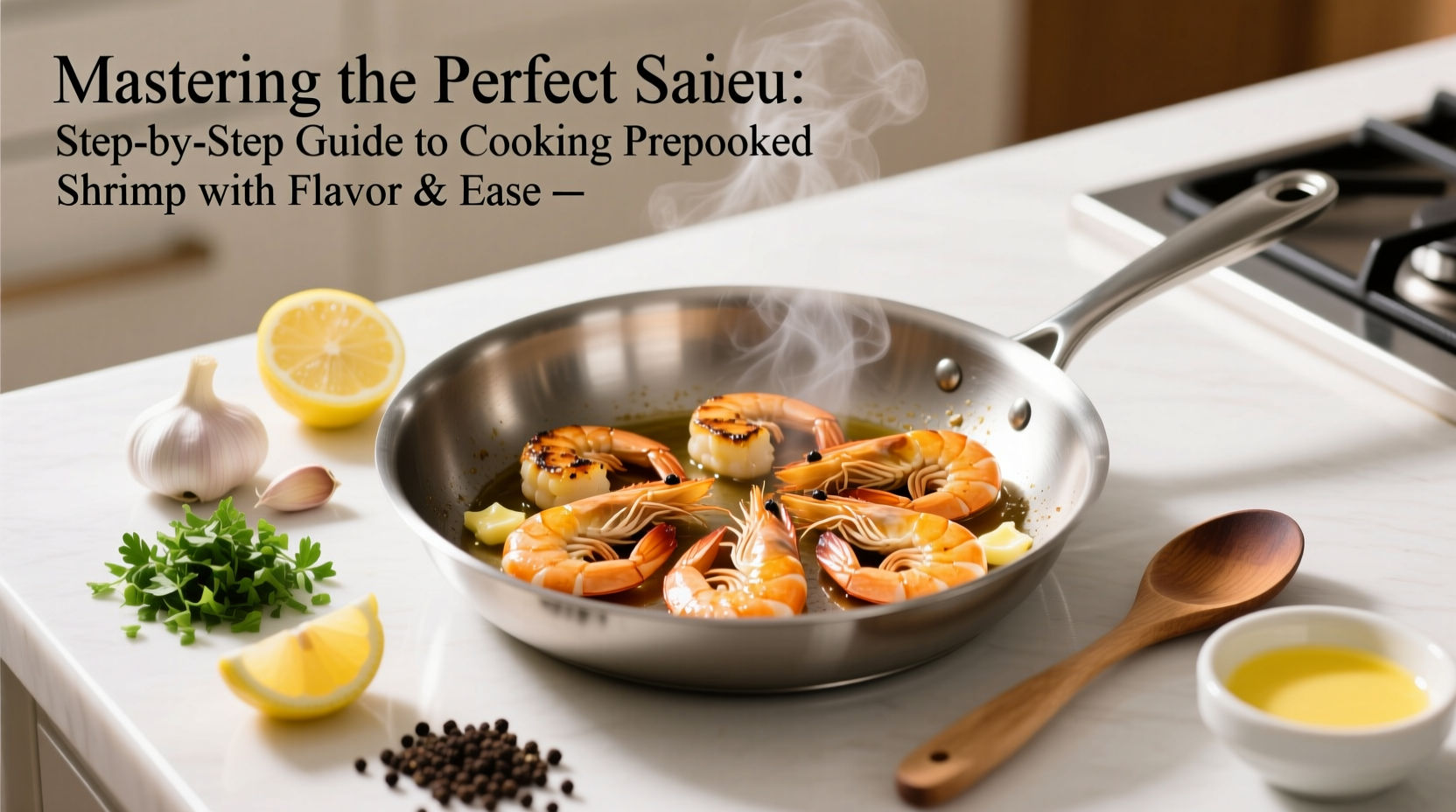 mastering the perfect saute a step by step guide to cooking precooked shrimp with flavor and ease