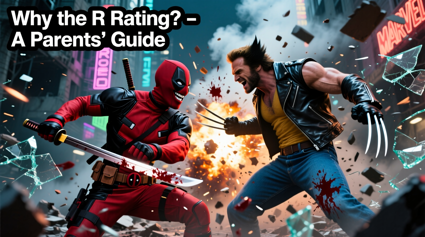 deadpool wolverine why the r rating a parents guide