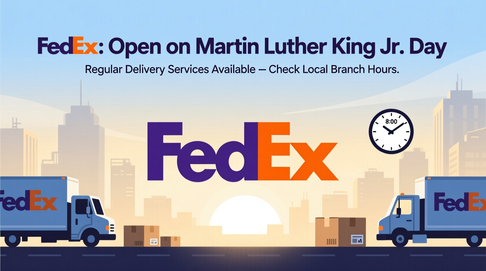 is fedex open on martin luther king