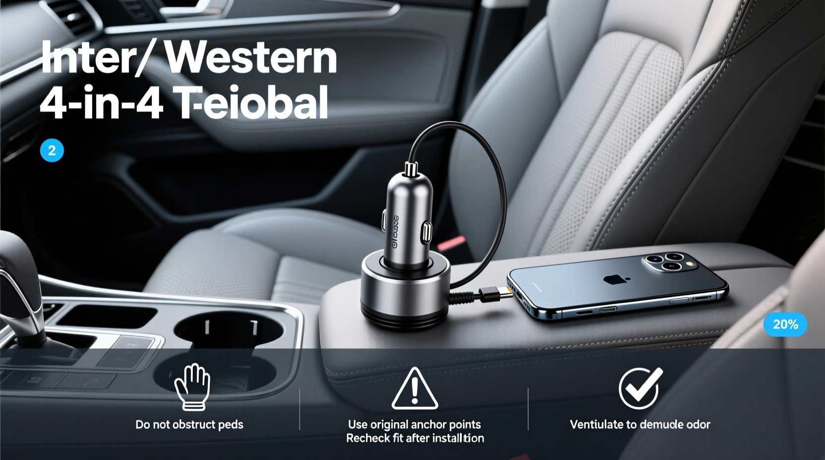 How to Choose Retractable Car Charger 4 in 1 Fast Charging Car Charger
