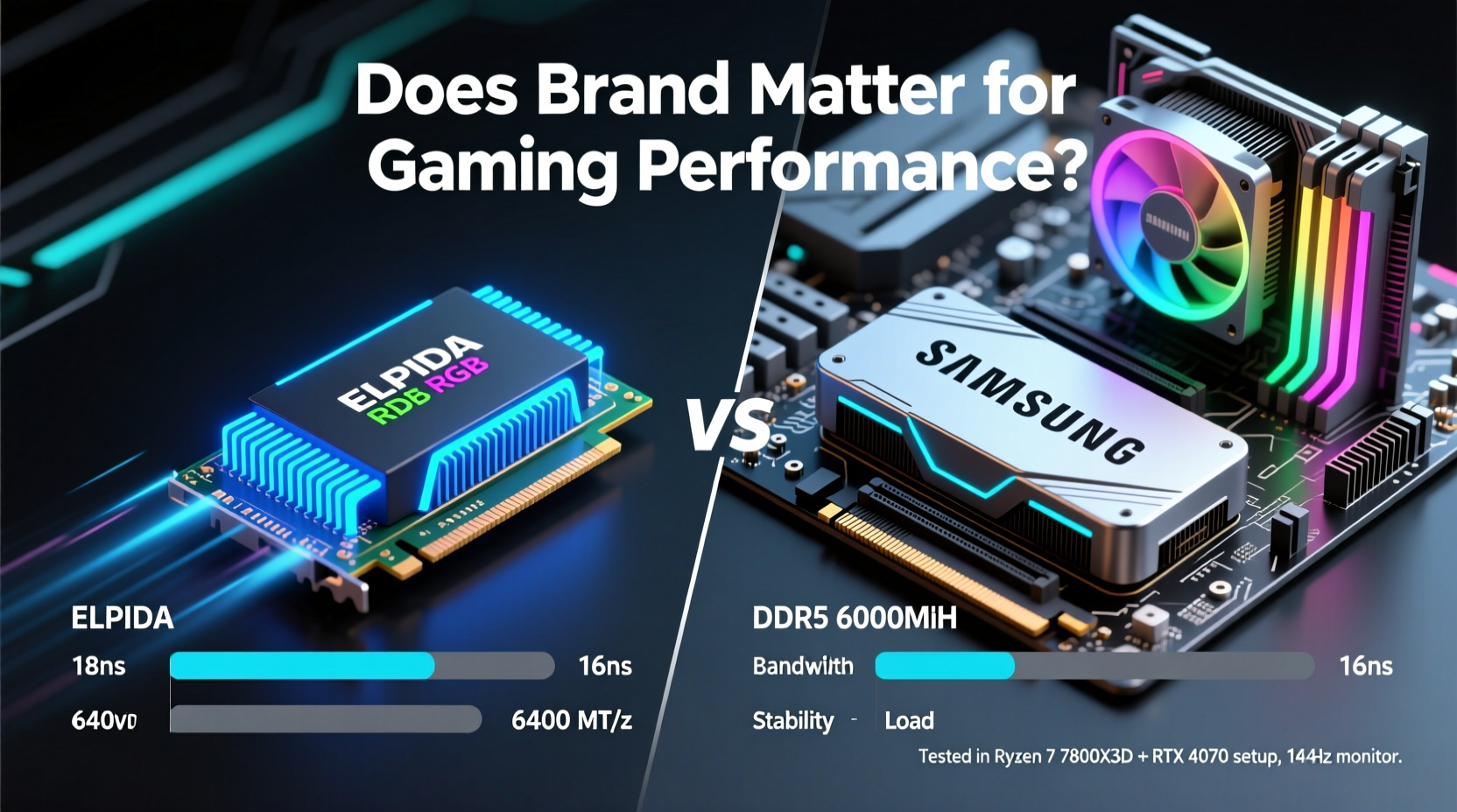 elpida ram vs samsung does brand matter for gaming performance