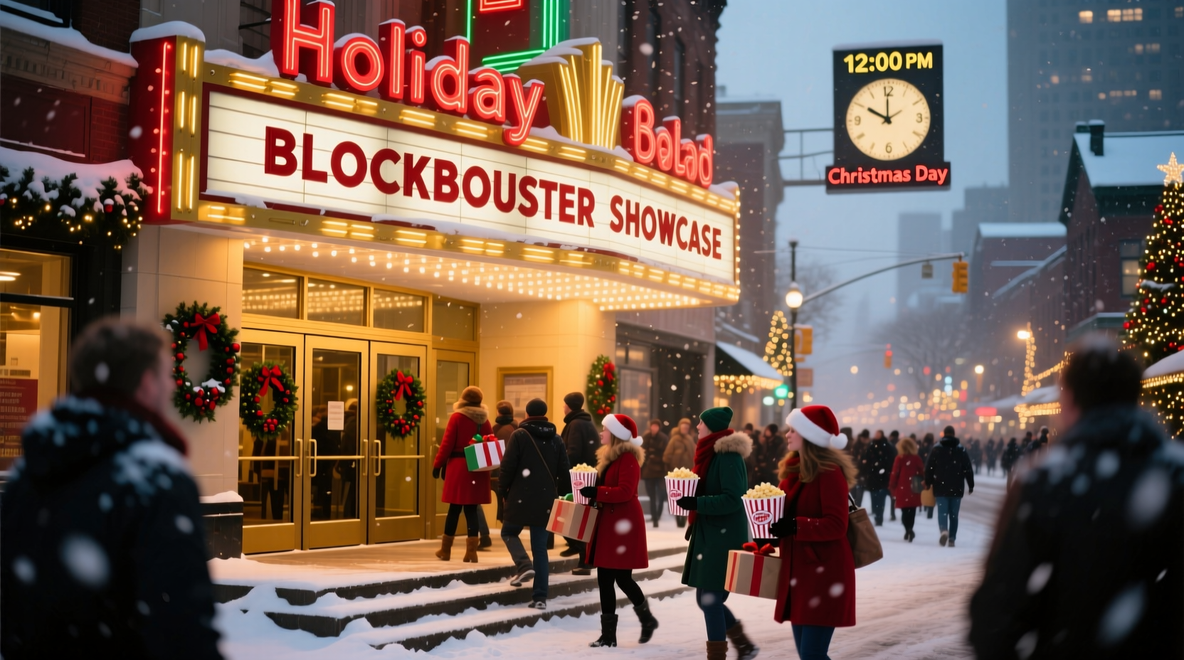 is the movie theaters open on christmas