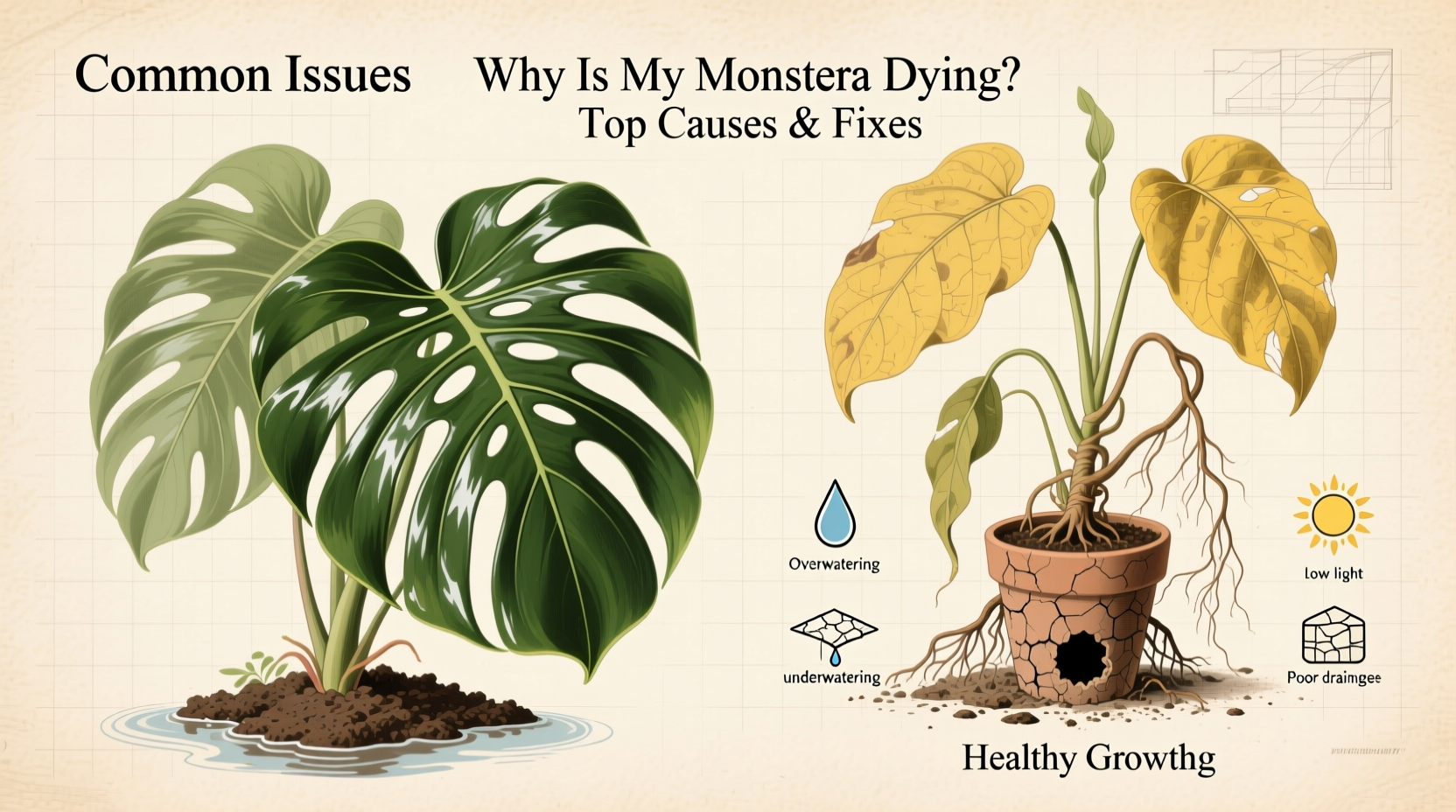Why Is My Monstera Dying? Top Causes & Fixes
