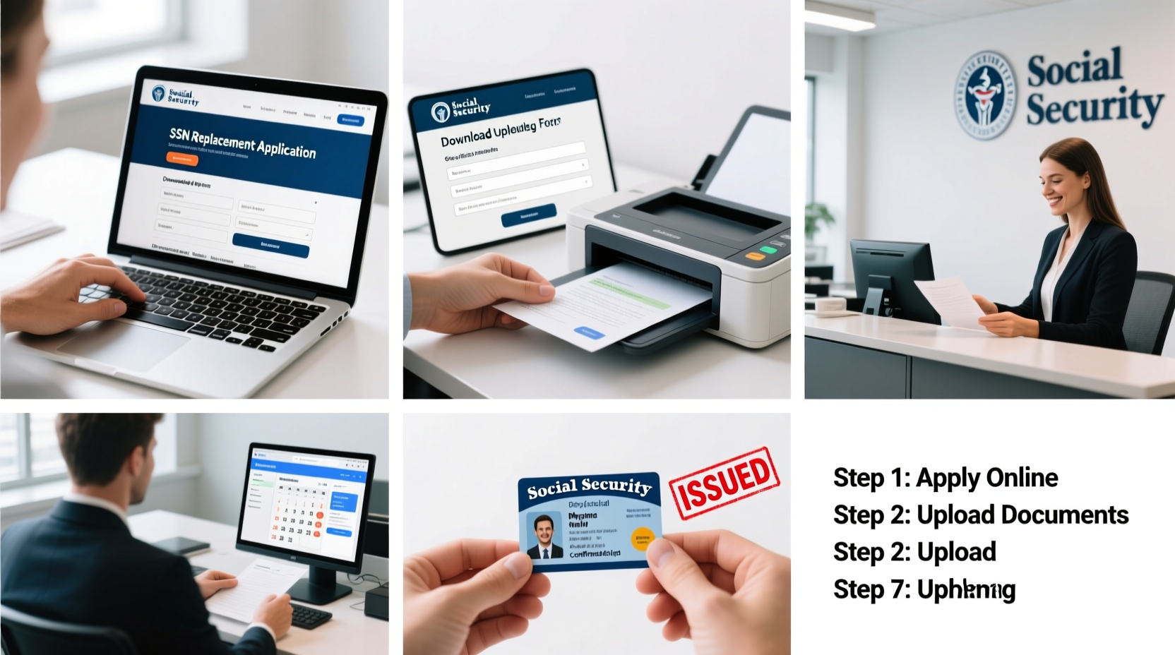 step by step guide how to create and replace your social security card easily