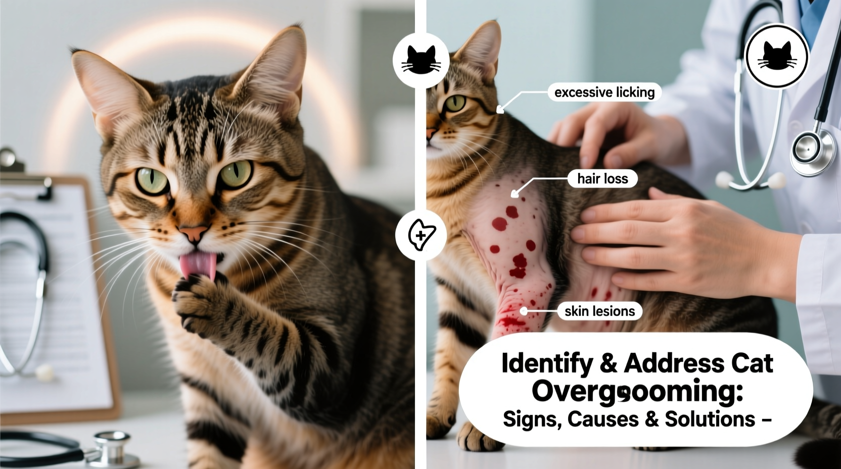 how to identify and address overgrooming in cats signs causes and solutions
