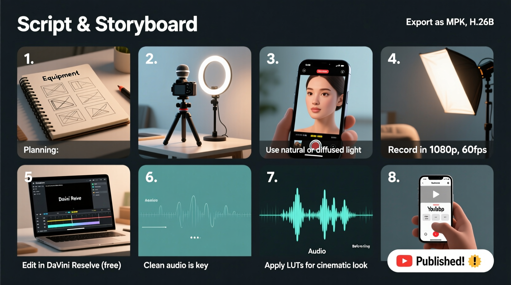 how to make professional quality videos for free a step by step guide for beginners