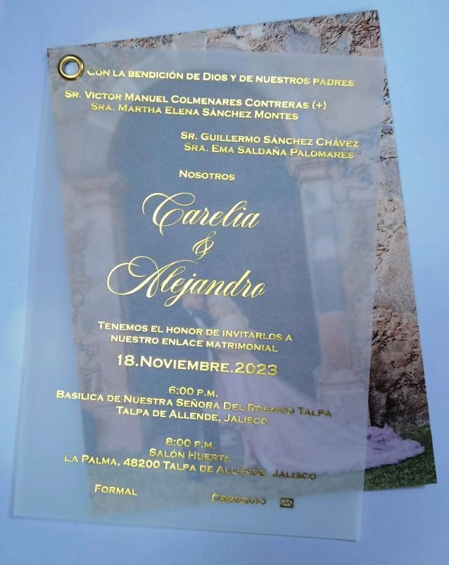 white party invitation