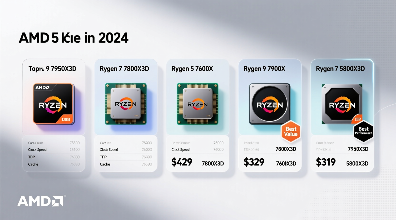 what is the best amd processor compare top models with prices from 85 88