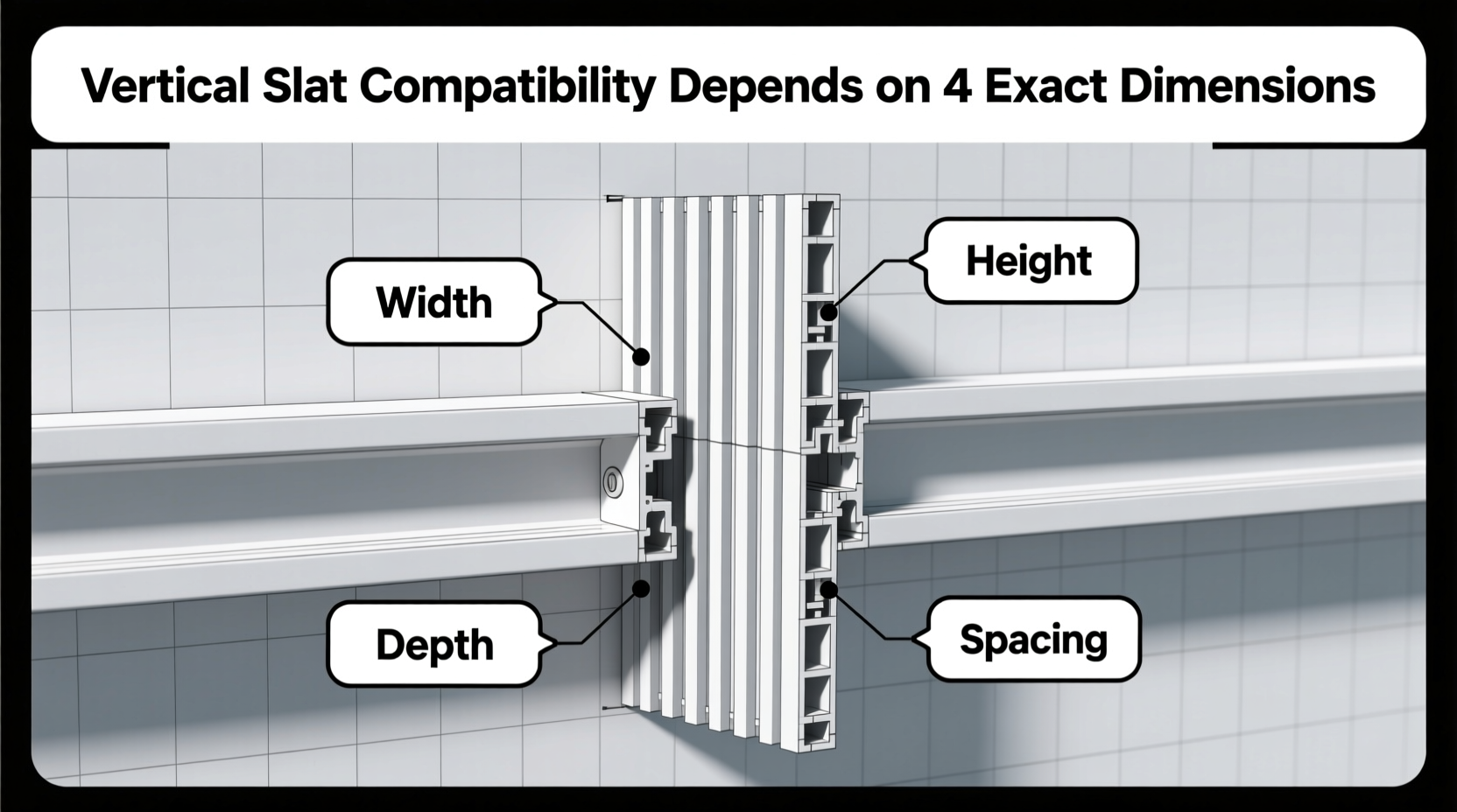 vertical slat compatibility
