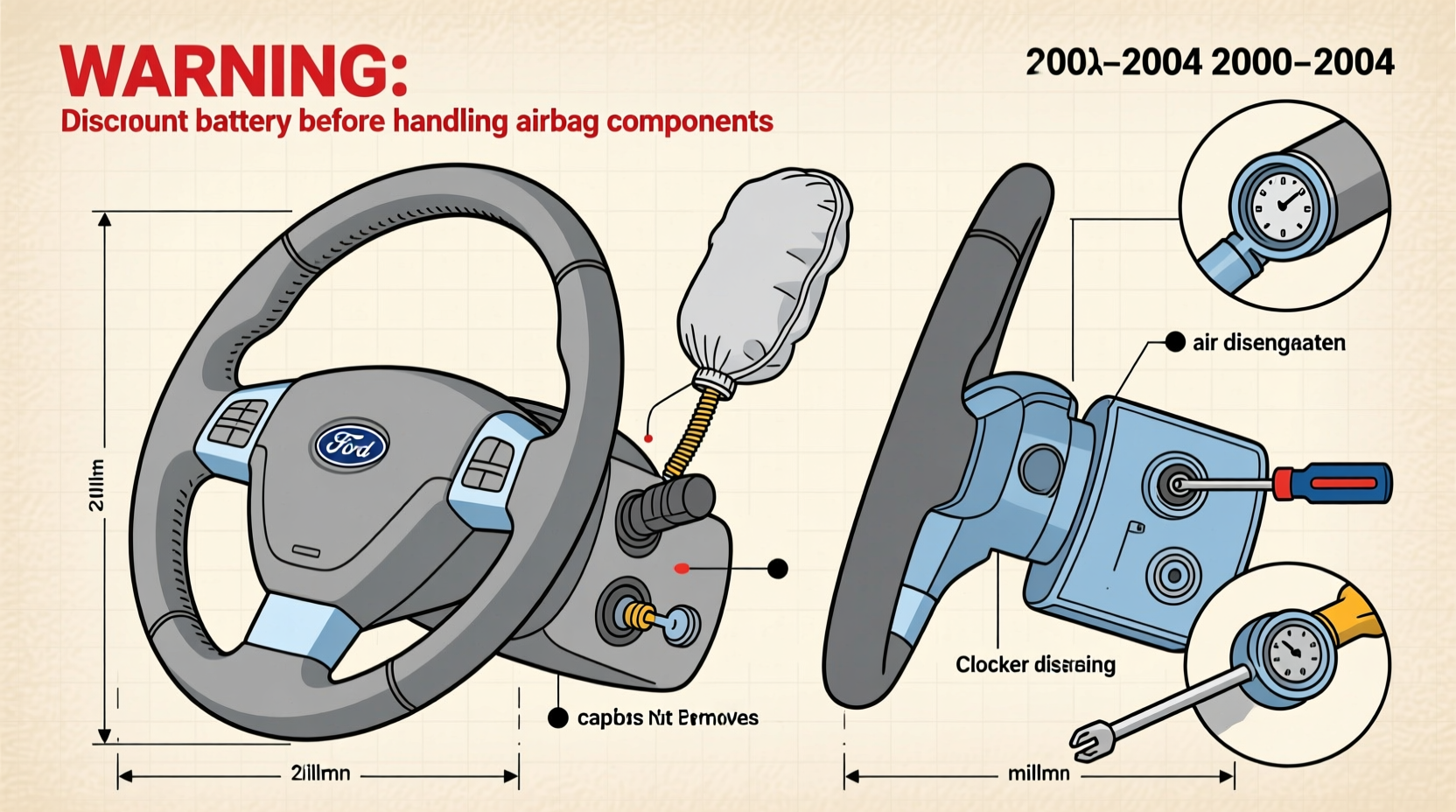 mk2 focus steering wheel replacement