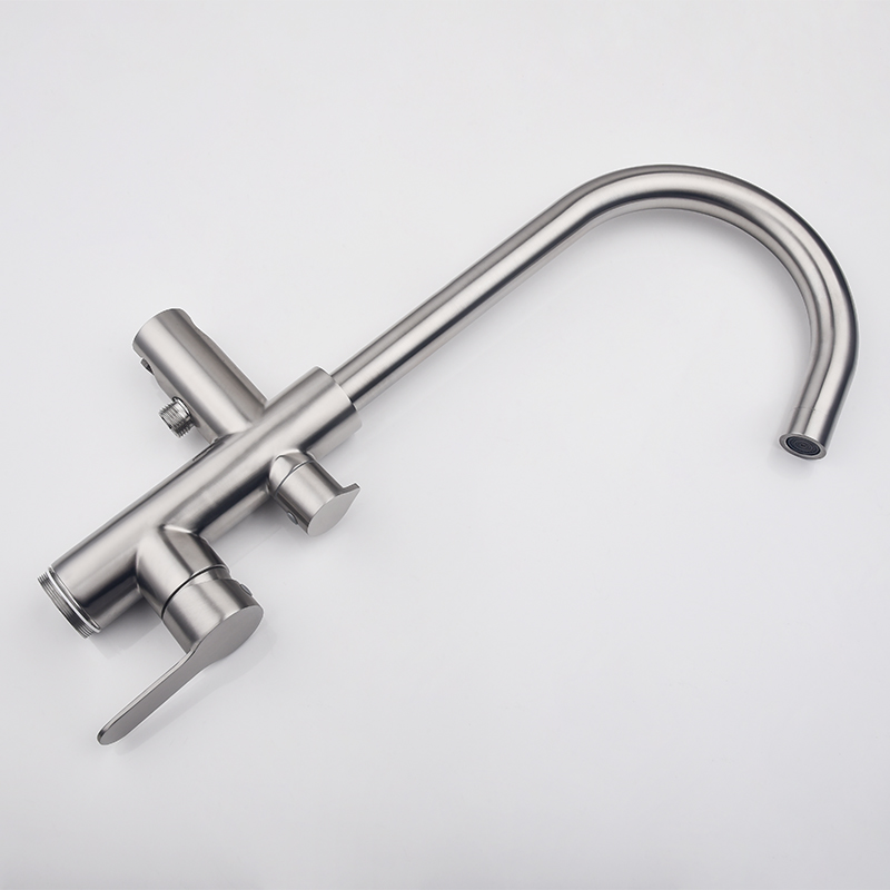 stainless steel  floor standing bathtub faucet bathroom faucet and tub faucet