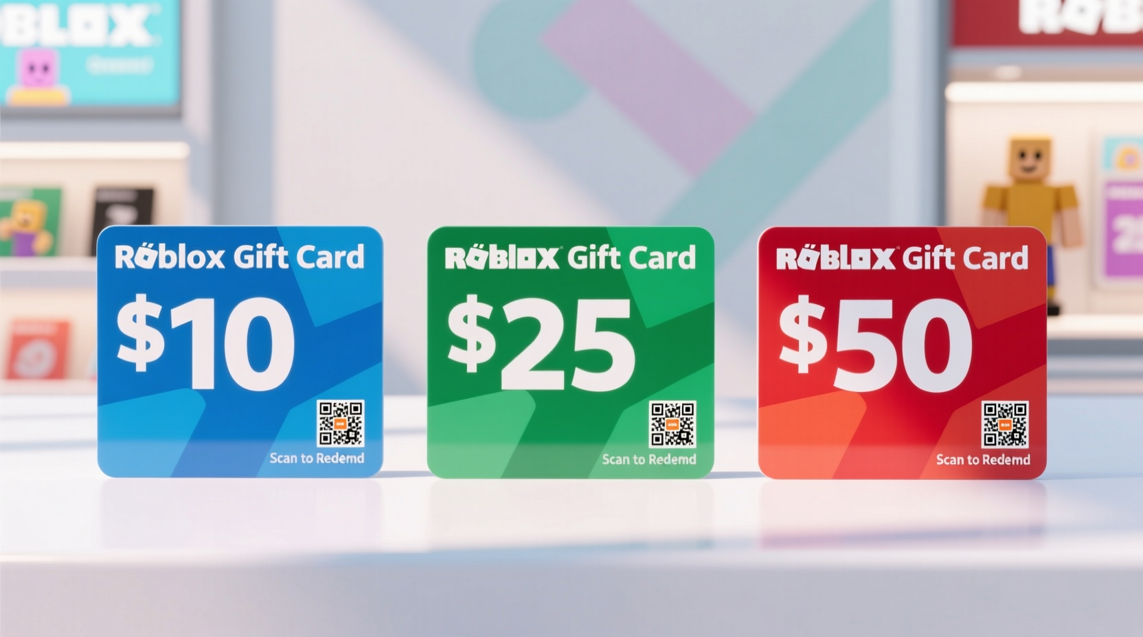 how much is a roblox gift card values options