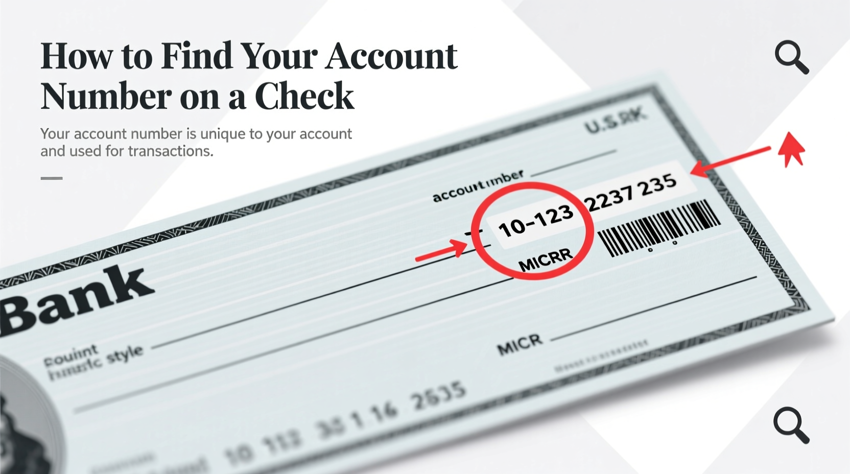 a simple guide to identifying your account number on any check 3