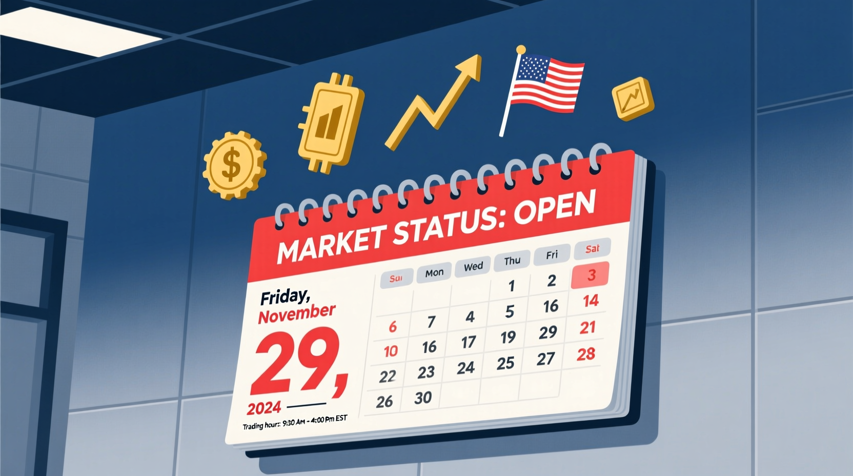 is the market open on friday after thanksgiving