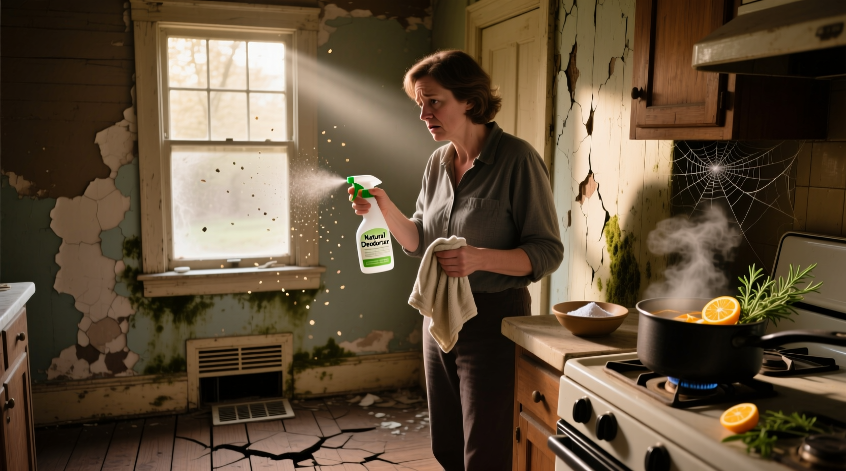 how to fix old house smell
