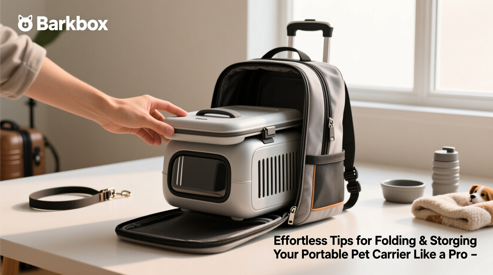 effortless tips for folding and storing your portable pet carrier like a pro