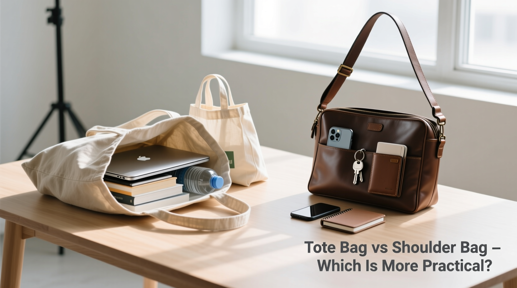 tote bag vs shoulder bag is one actually more practical