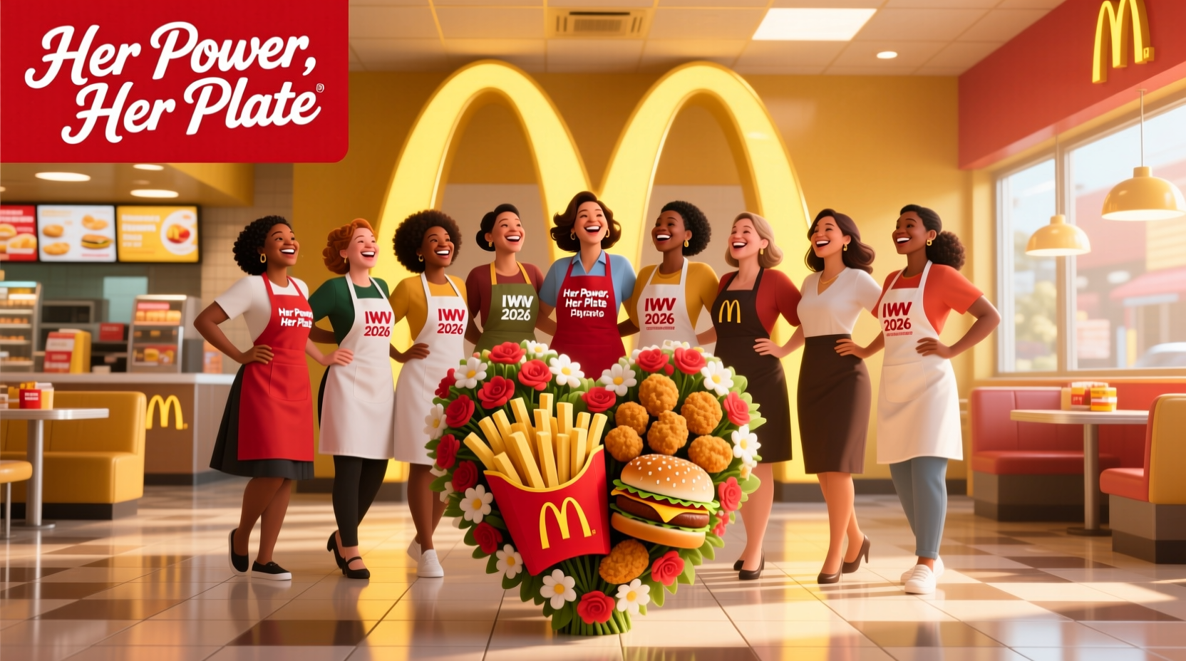 mcdonalds on international womens day