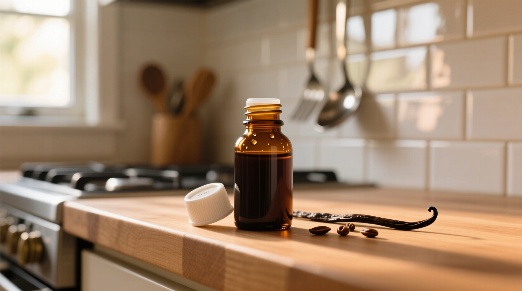 you can measure vanilla extract using the bottle cap