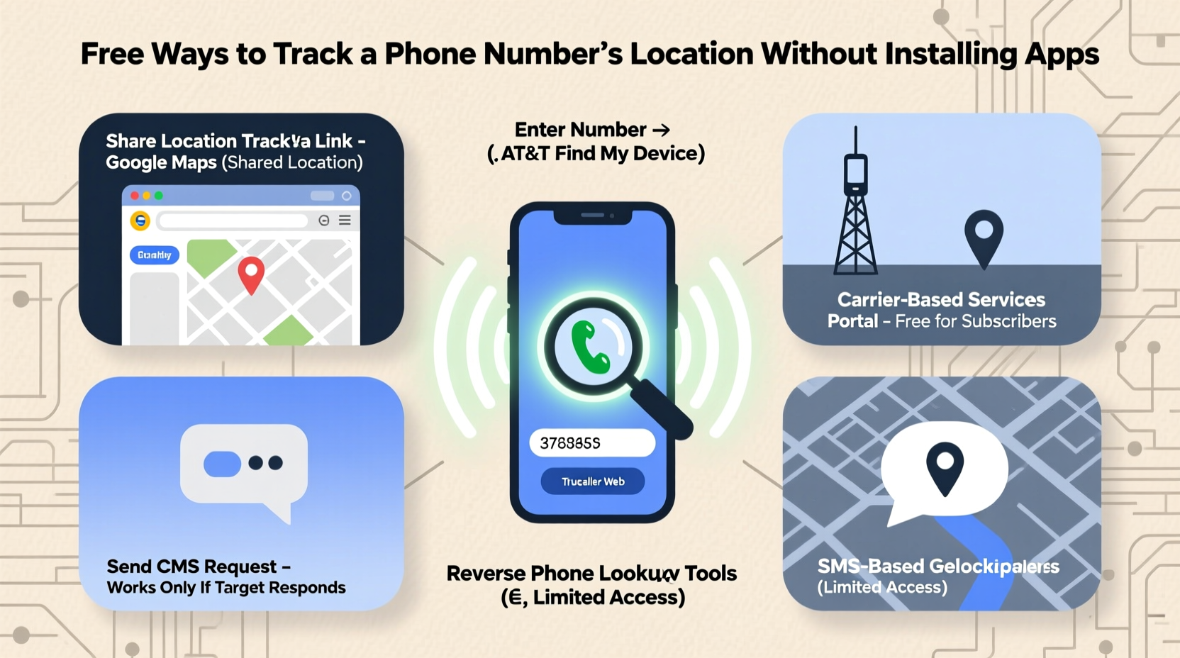 effective methods to track a numbers location for free without installing apps