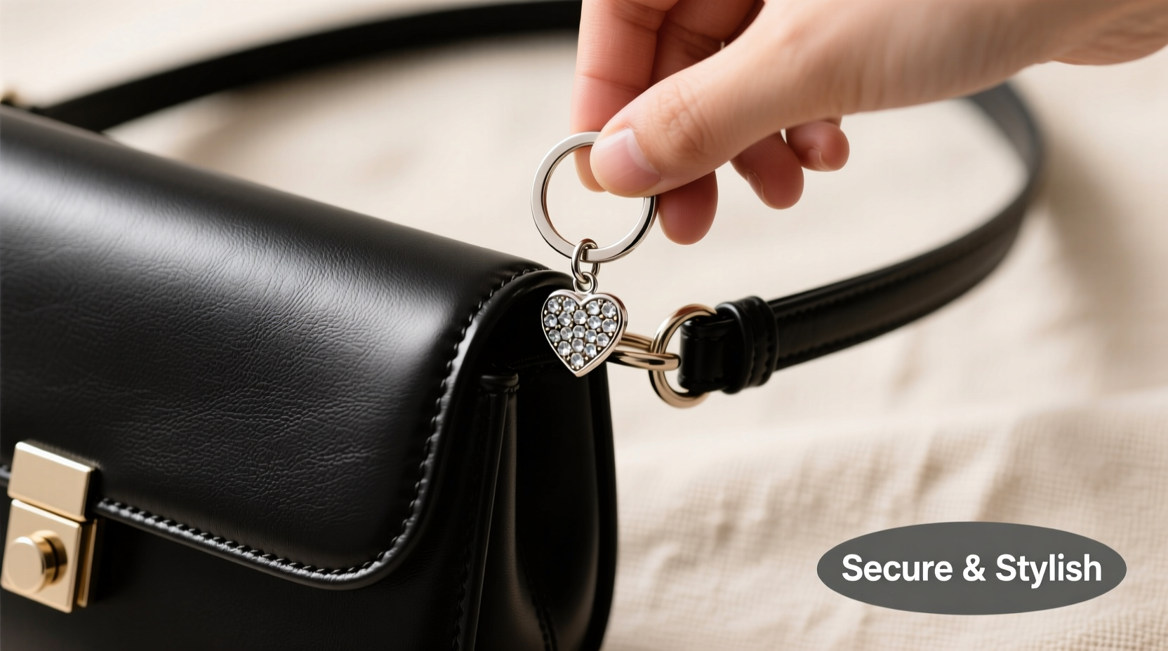 step by step guide how to securely attach a keychain charm to your purse for style and safety