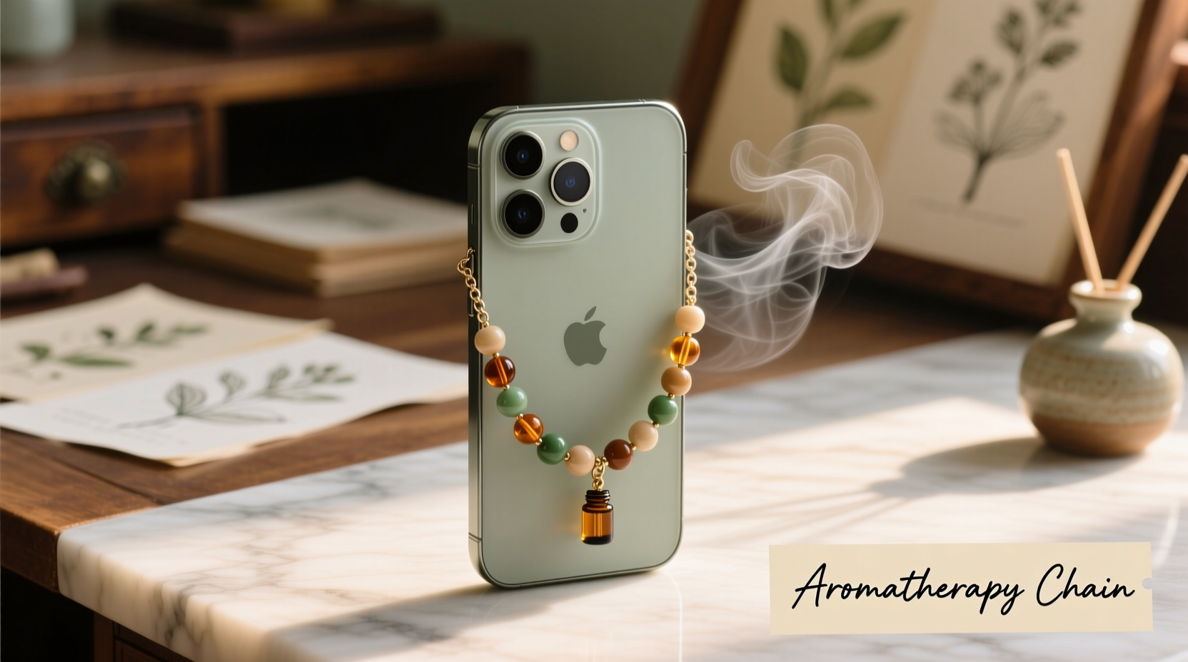 styling tips and tricks for accessorizing your phone with a fragrant phone chain