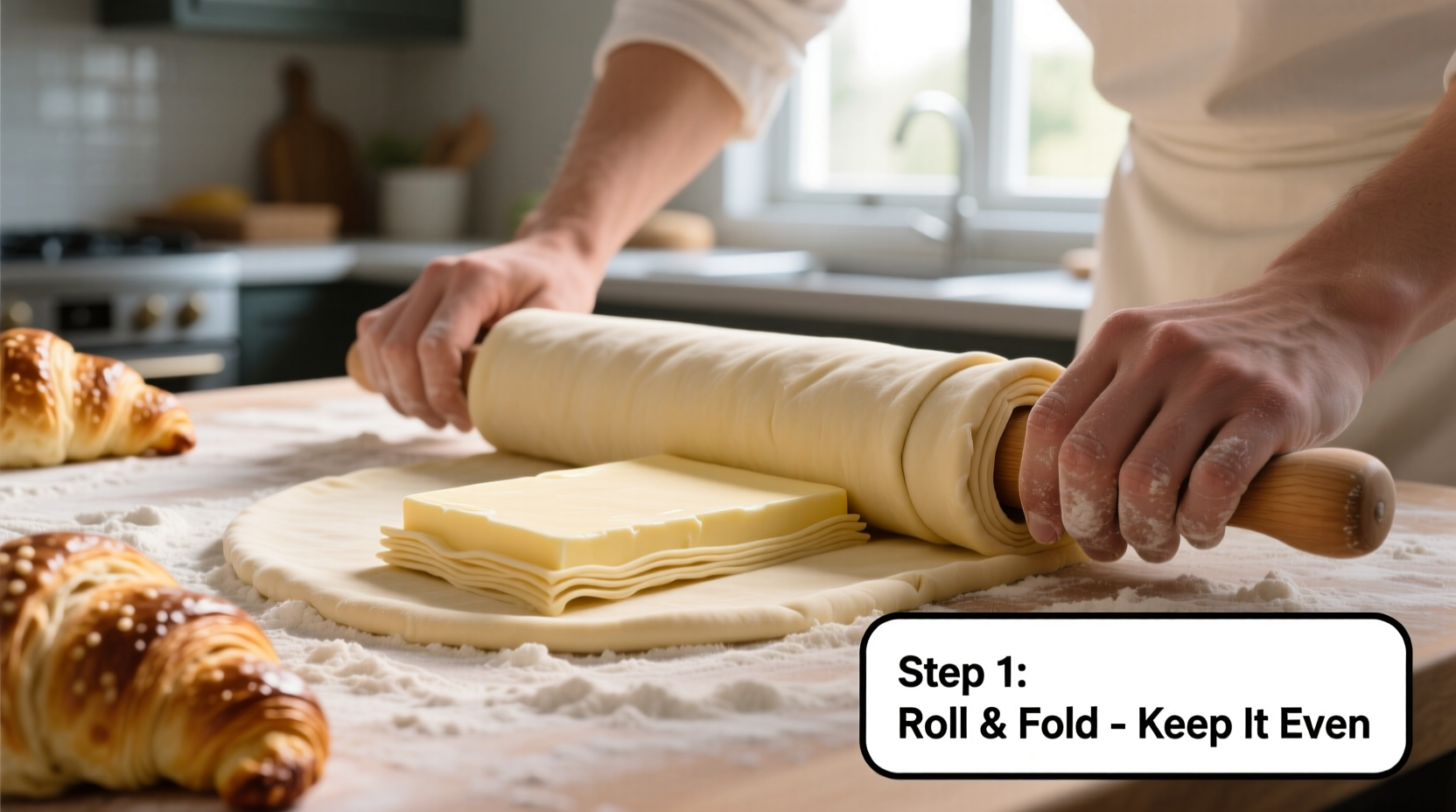 mastering croissants a step by step guide to rolling puff pastry like a pro