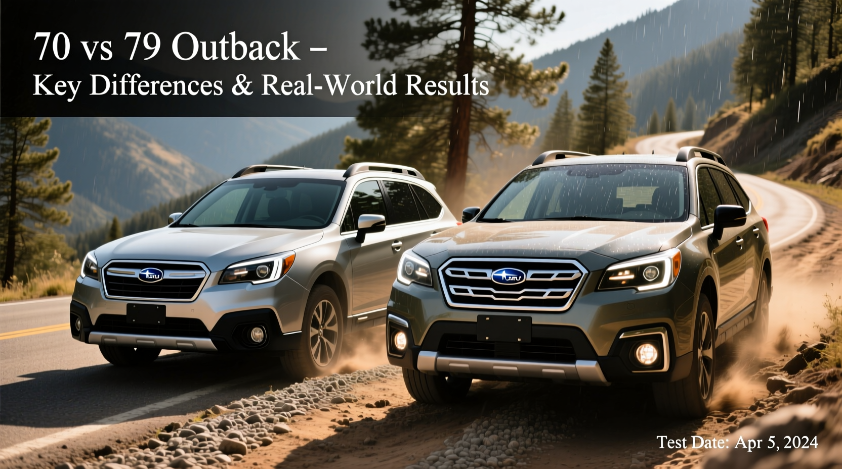 70 carbon vs 79 outback test