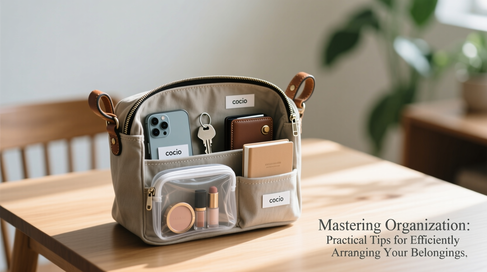 mastering organization practical tips for efficiently arranging your belongings in a cocio bucket bag