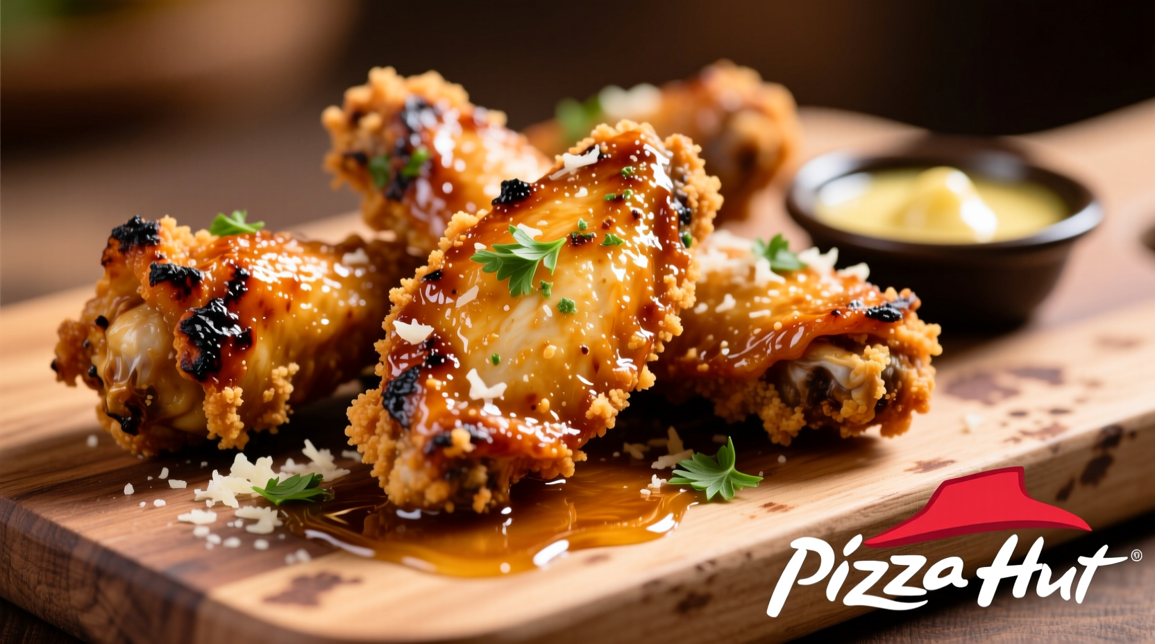 pizza hut garlic parmesan wings