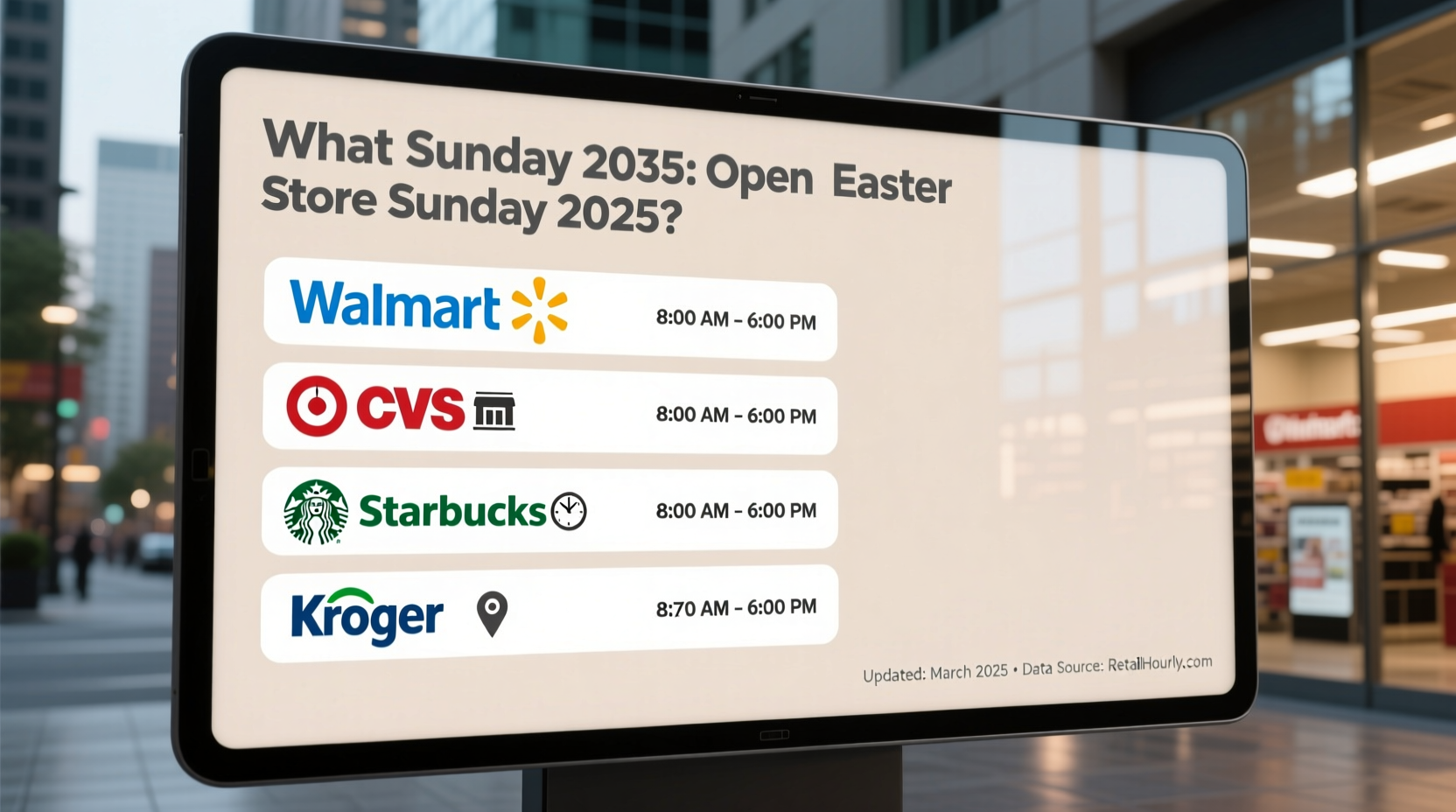 What Stores Are Open on Easter Sunday 2025?