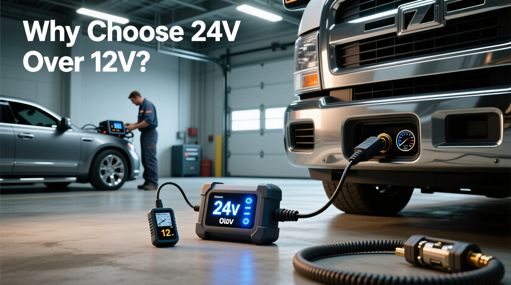 OBD2 scanner connected to motorcycle diagnostic port