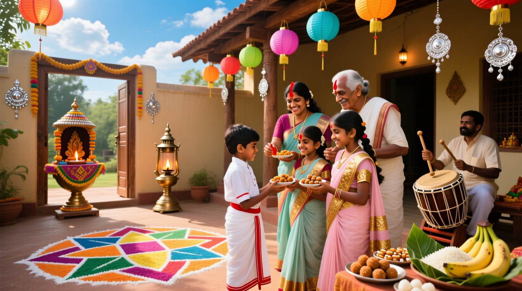 how is tamil new year celebrated