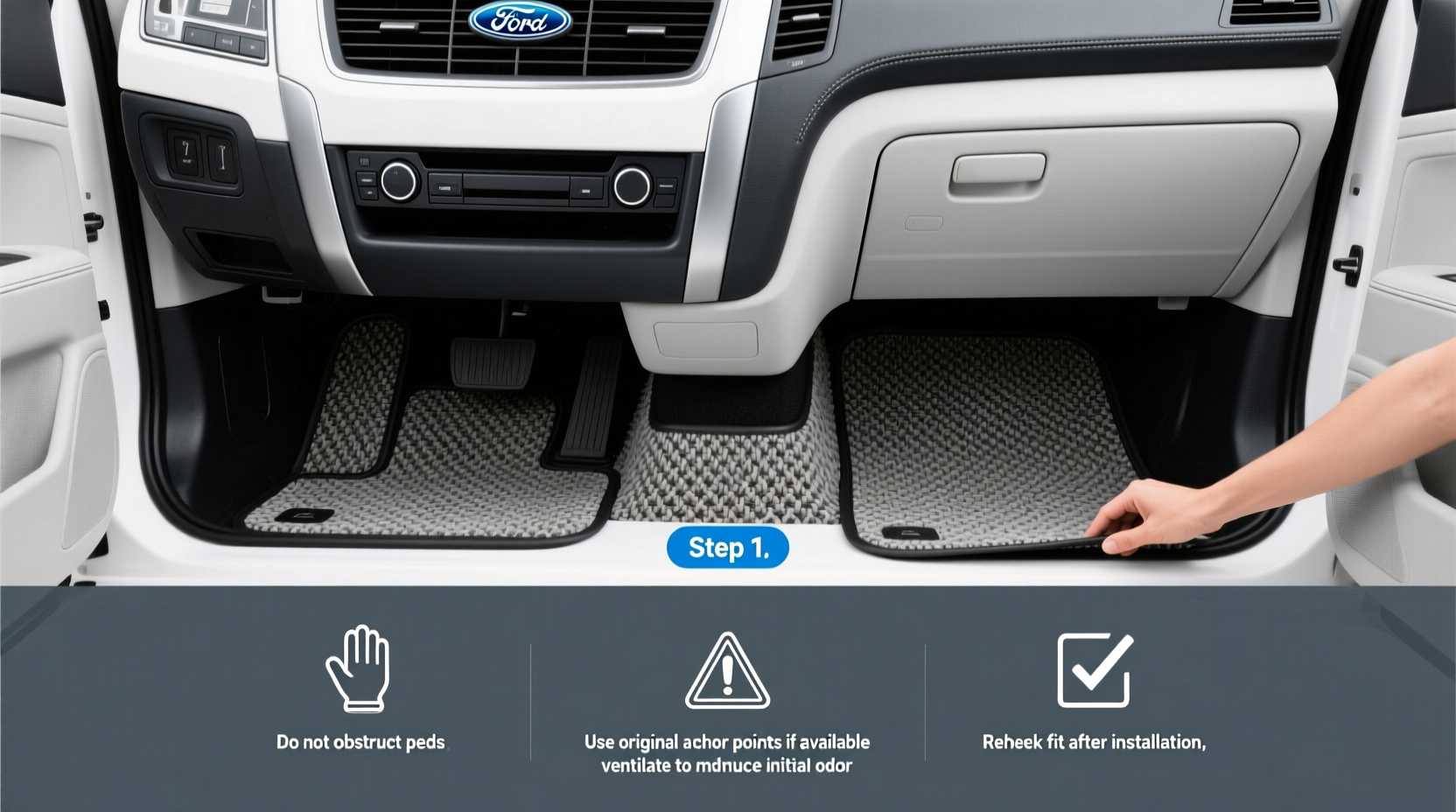 2011 ford escape front floor mats all weather