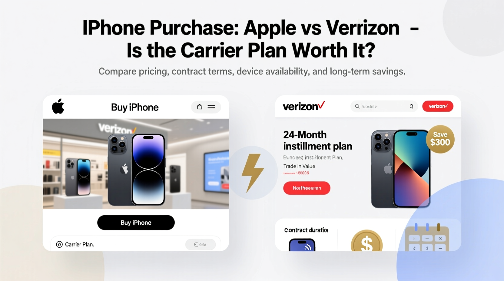 buying an iphone from apple vs verizon is a carrier plan worth it