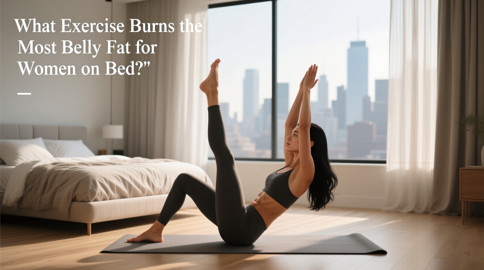 bed exercises for belly fat loss (female guide)