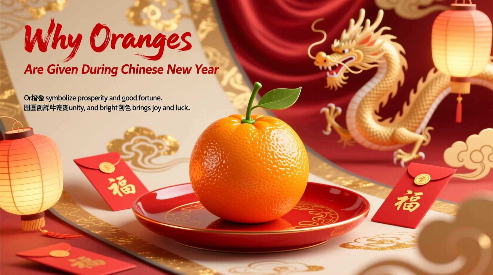 why oranges for chinese new year