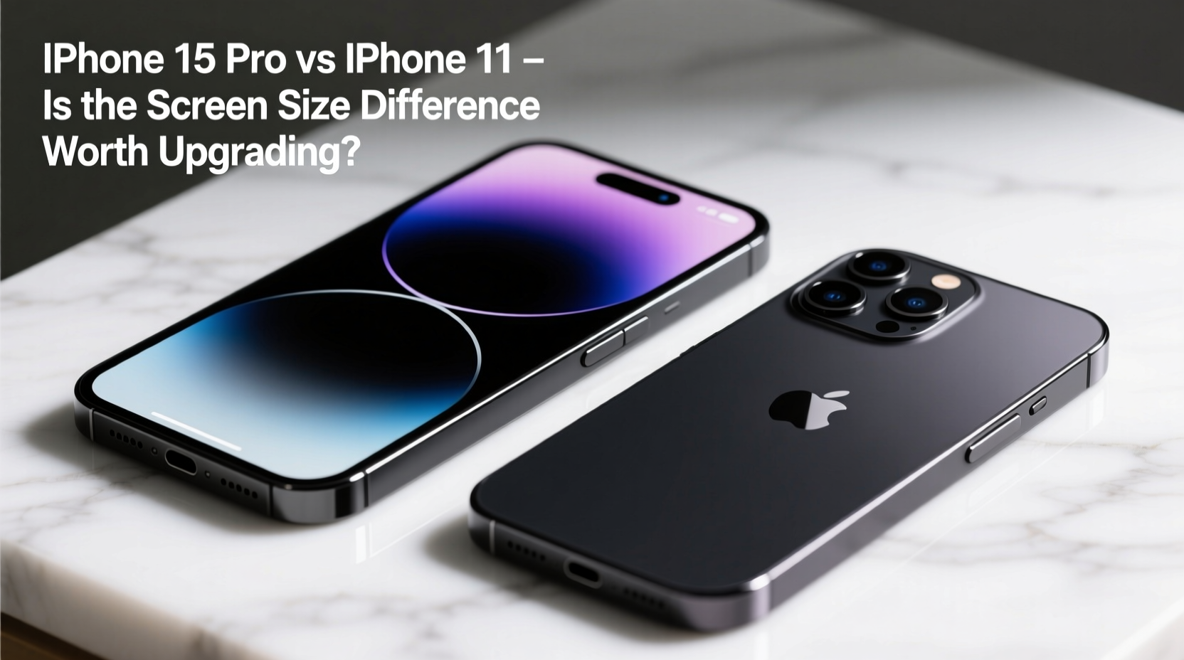 iphone 15 pro vs iphone 11 is the screen size difference worth upgrading