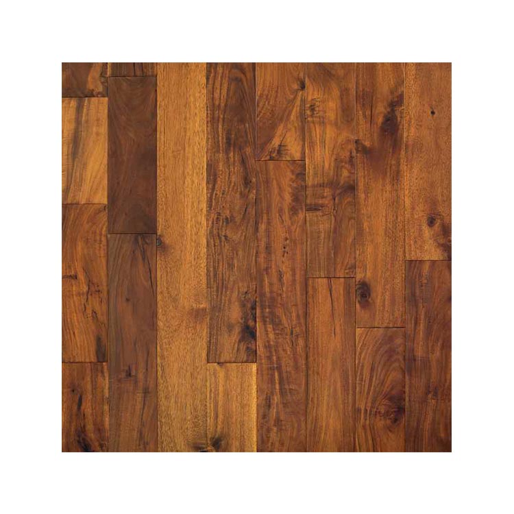 Wholesale wear resistant acacia-toffee wooden waterproof solid floor wood