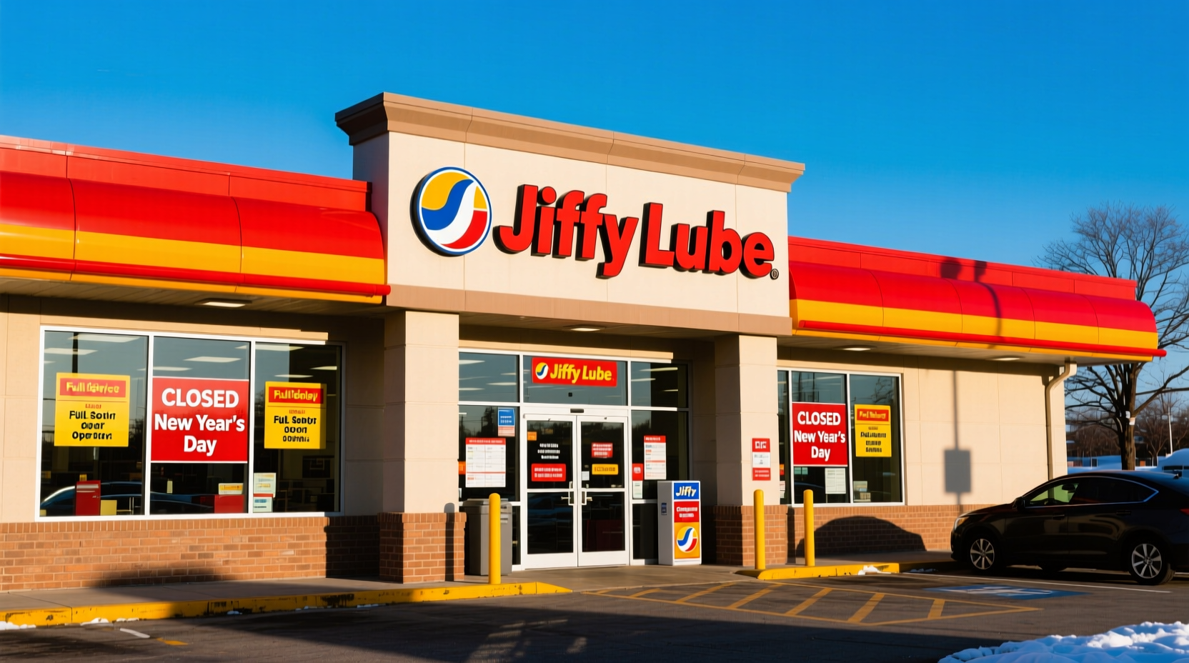 is jiffy lube open on new years day