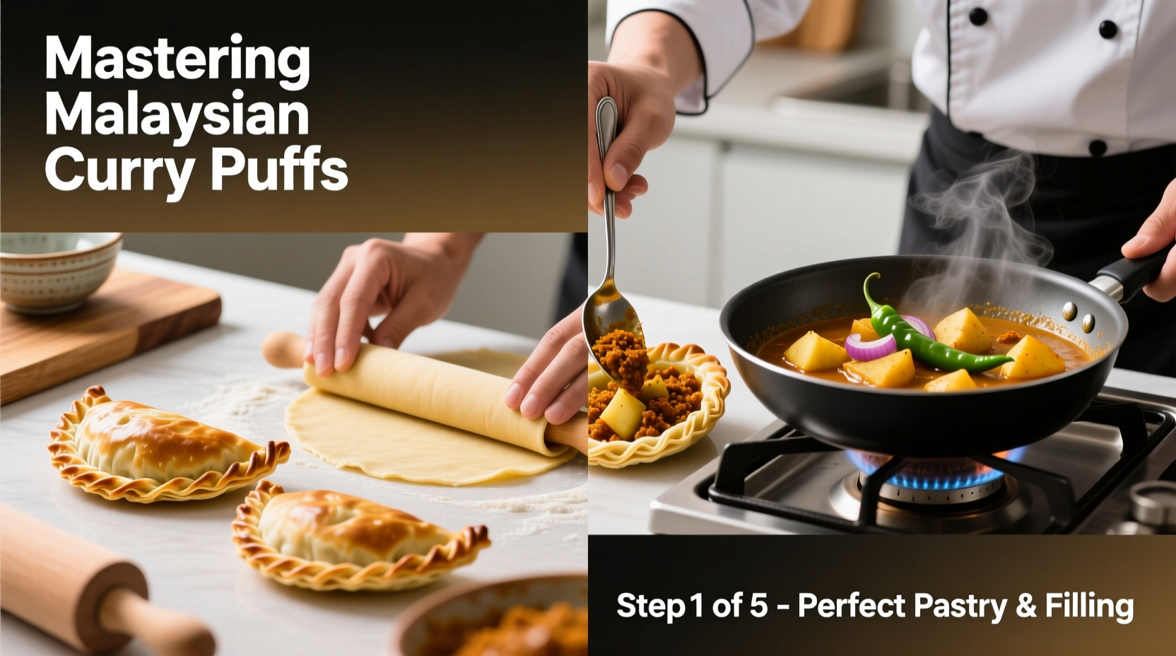mastering malaysian curry puffs a step by step guide to perfect flaky pastry and savory filling