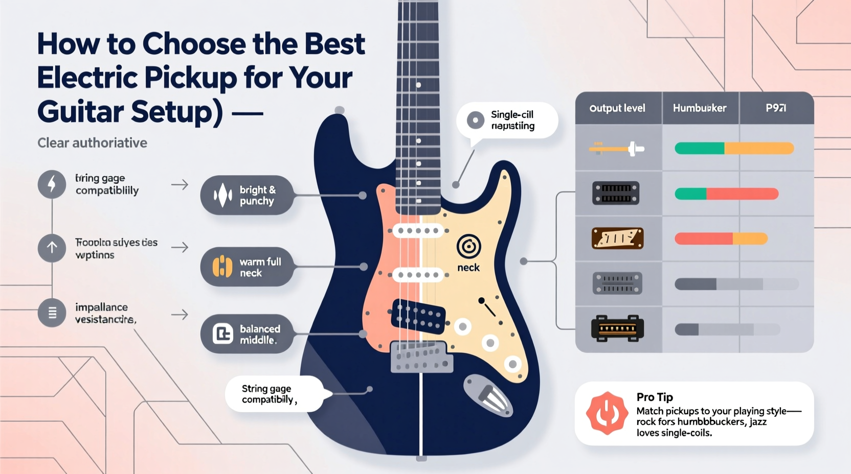 guide to choosing the best electric pickup for your guitar setup