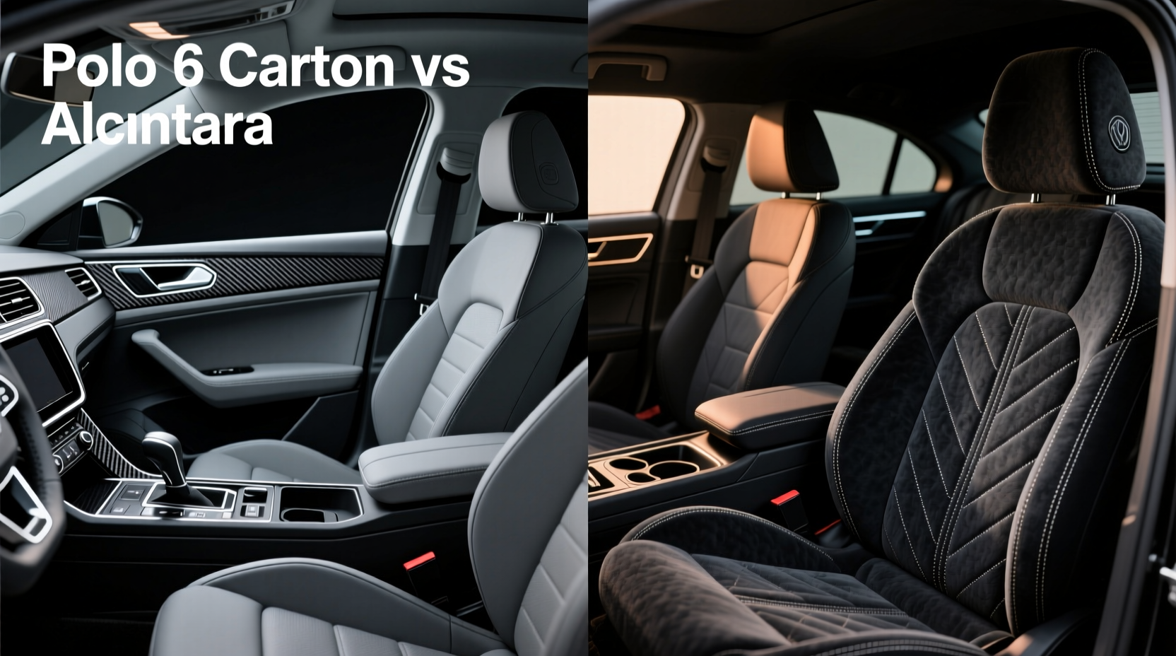 polo6 carbon vs alcantara