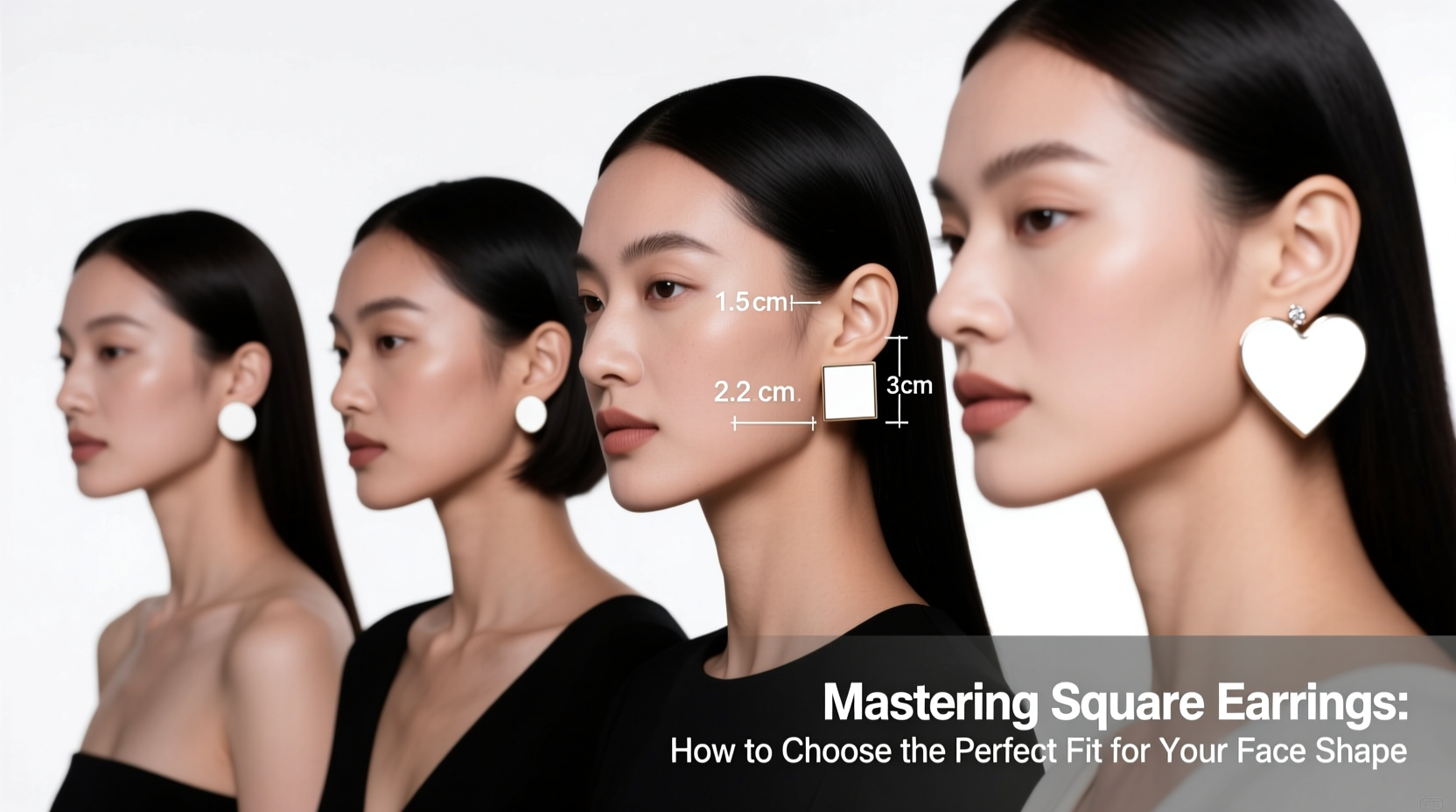 mastering square earring sizes how to choose the perfect fit for your face shape